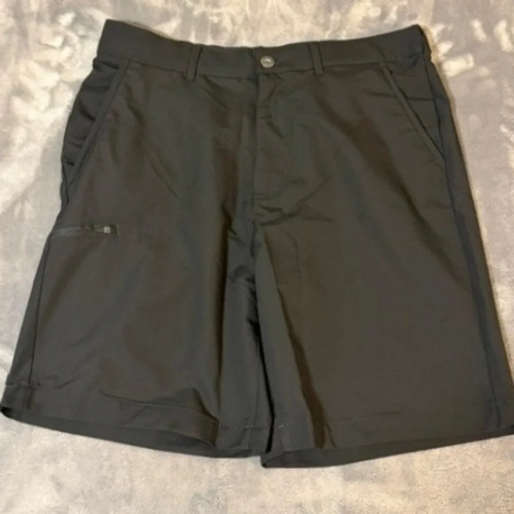 Gerry Performance Outdoor Shorts Mens Size 32 Black Zippered Pockets EUC